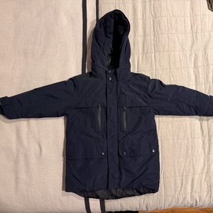 Zara Boys Navy Down Parka Size 7